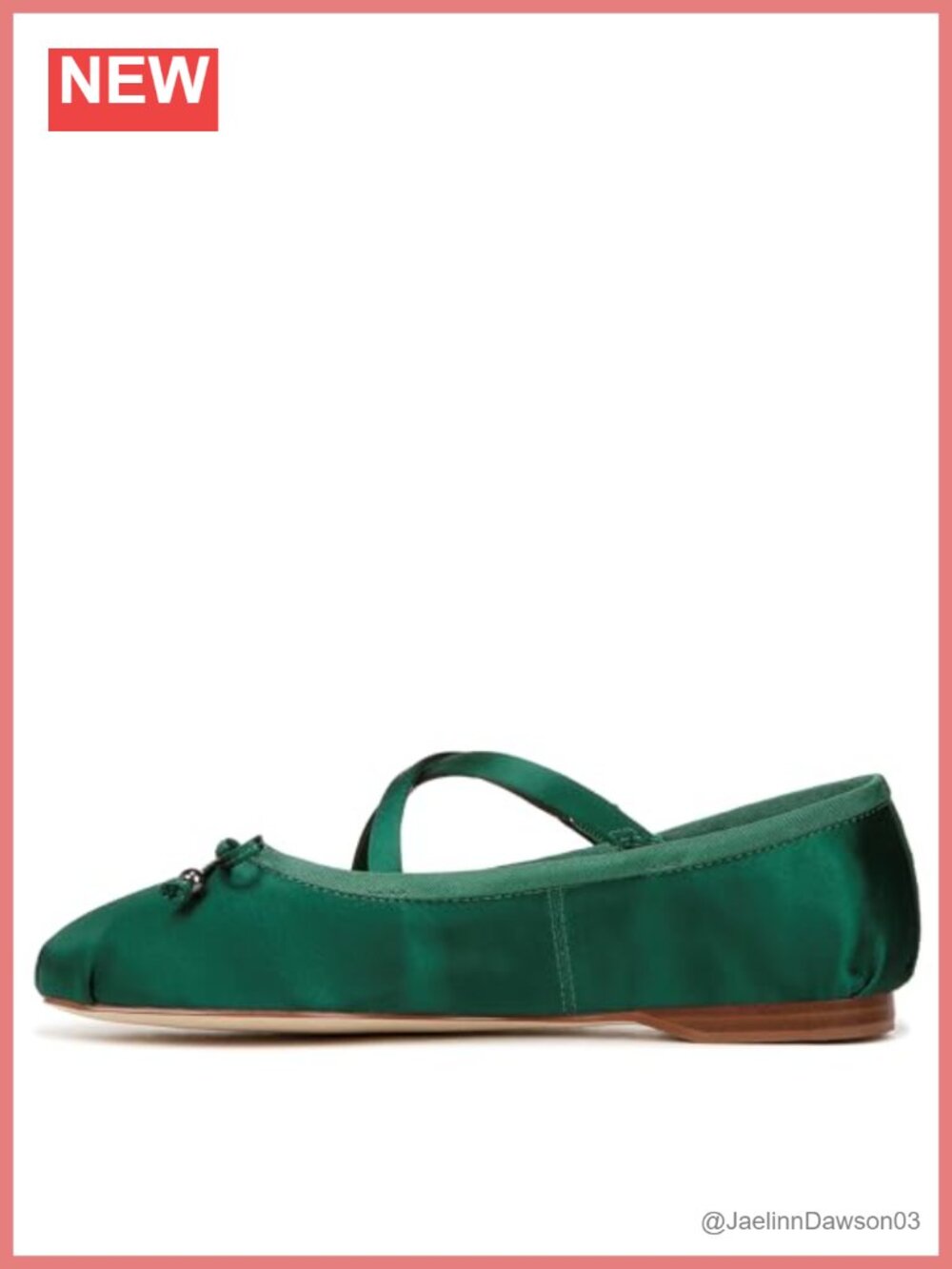 Ballet Flats with Bow Detail Synthetic Sole Round Toe Buckle Closure